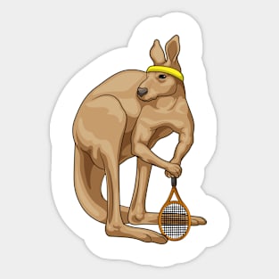 Kangaroo Tennis Tennis racket Sticker